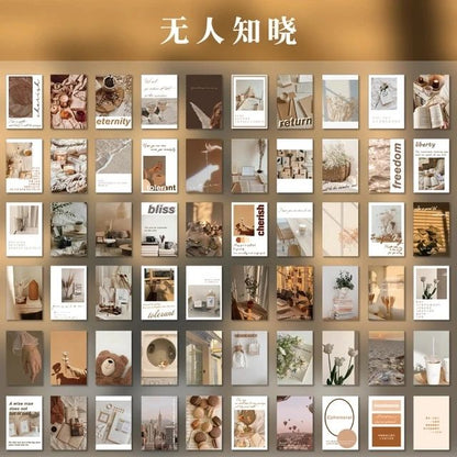 Journaling PET Stickers Booklet (60 Sheets) Size - 4*6cm