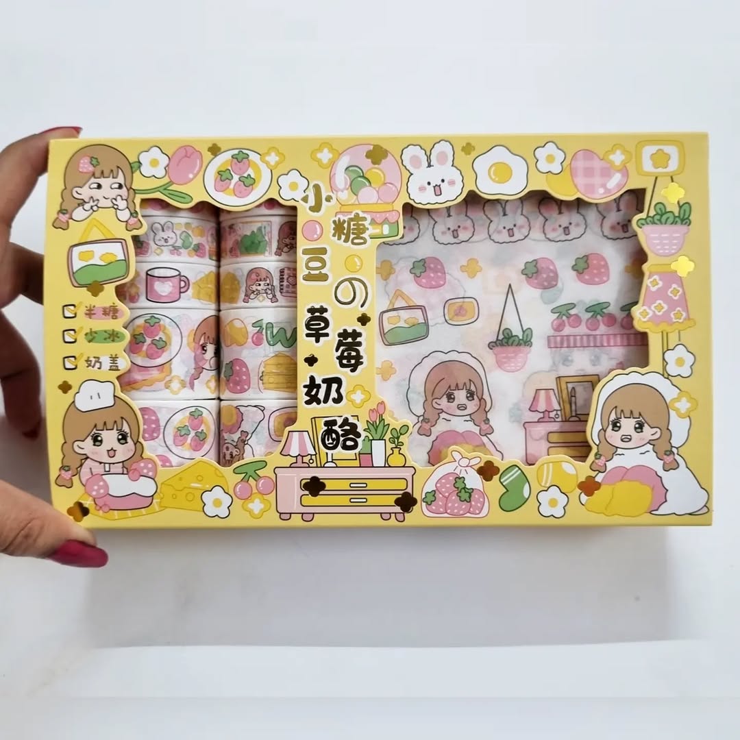 Kawaii Stickers Design B02 – YV Craft Supplies