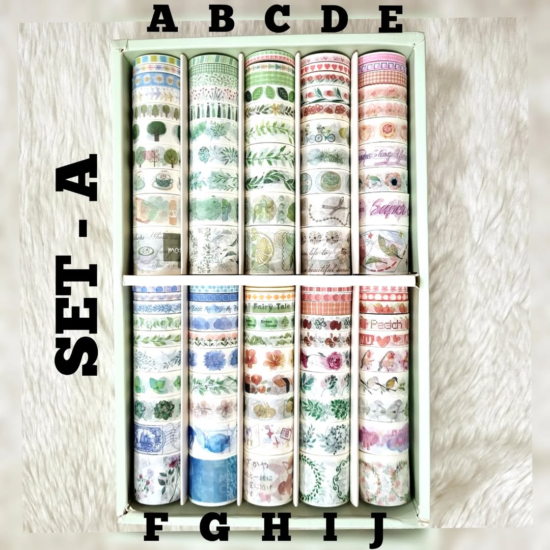 Kawaii Washi Tape Set (Set A)