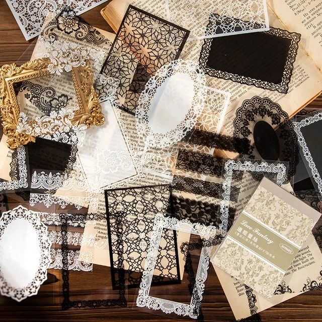 Lace Fantasy PET Stickers (30 Sheets) Size - 68*100mm