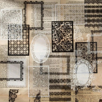 Lace Fantasy PET Stickers (30 Sheets) Size - 68*100mm