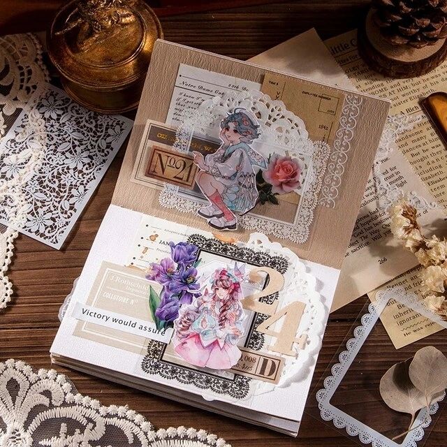 Lace Fantasy PET Stickers (30 Sheets) Size - 68*100mm