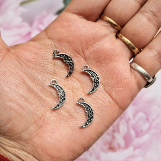 Metal Charms - Moon 5