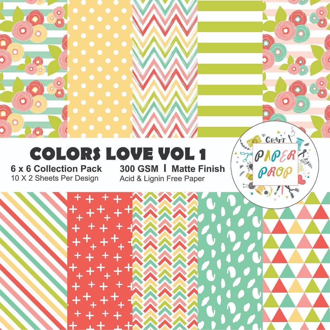 Paper Pack - Color Love Vol - 1