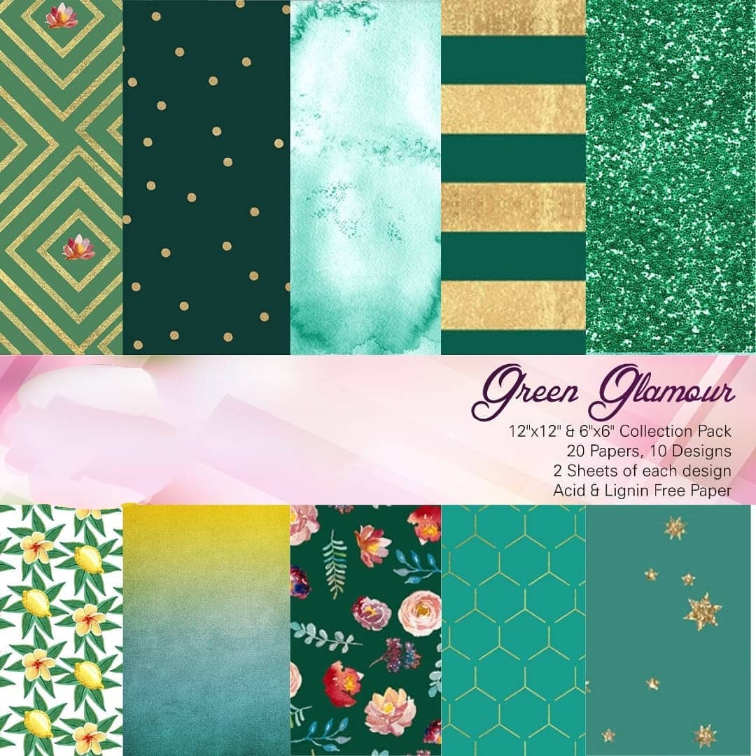 Paper Pack - Green Glamour