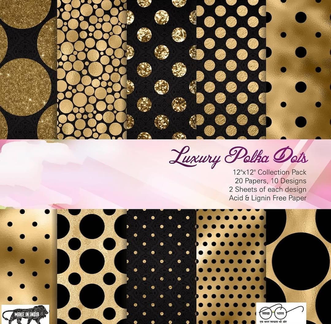 Paper Pack - Luxury Polka Dots