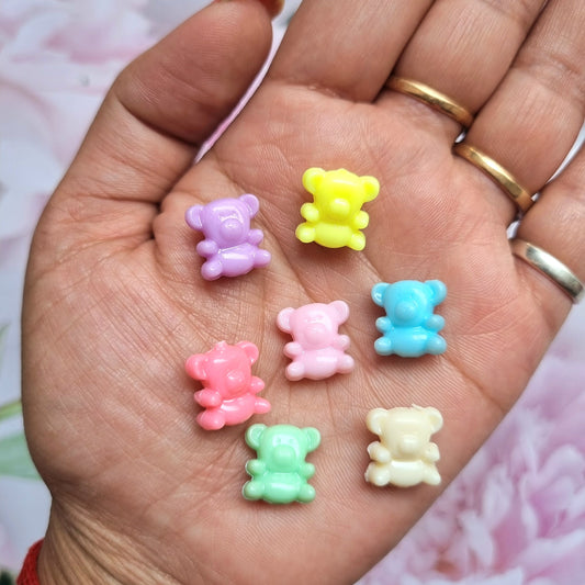 Acrylic Pastel Teddy Beads 01