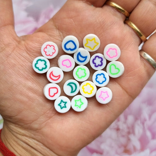 Polymer Beads - Mixed Shape Beads