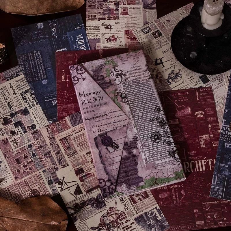 Retro Journal Decoration Material Paper
