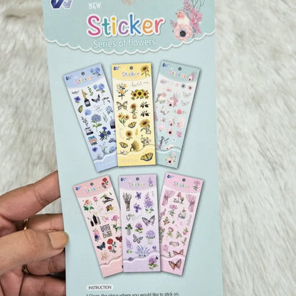 Silver Foiled PET stickers