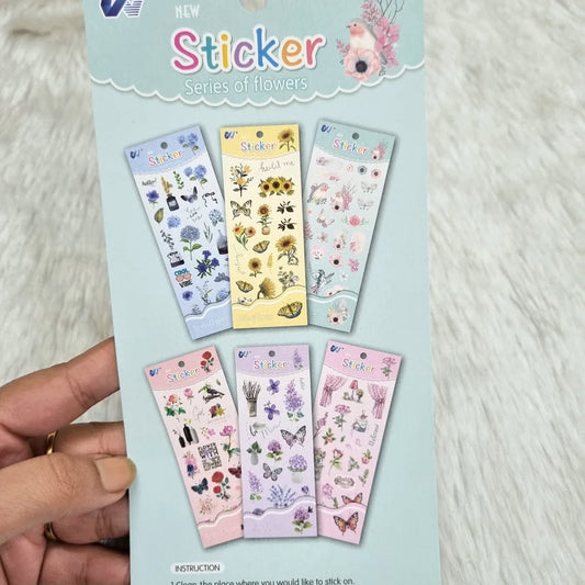 Silver Foiled PET stickers