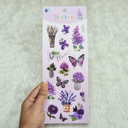 Silver Foiled PET stickers