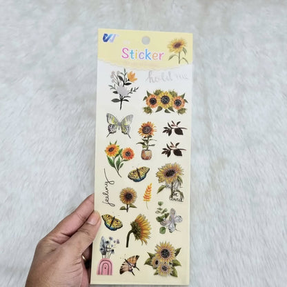Silver Foiled PET stickers