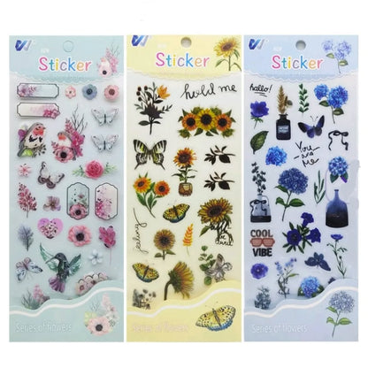 Silver Foiled PET stickers