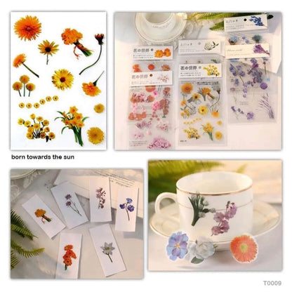 Flower PET Stickers