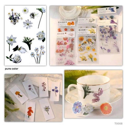Flower PET Stickers