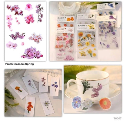 Flower PET Stickers