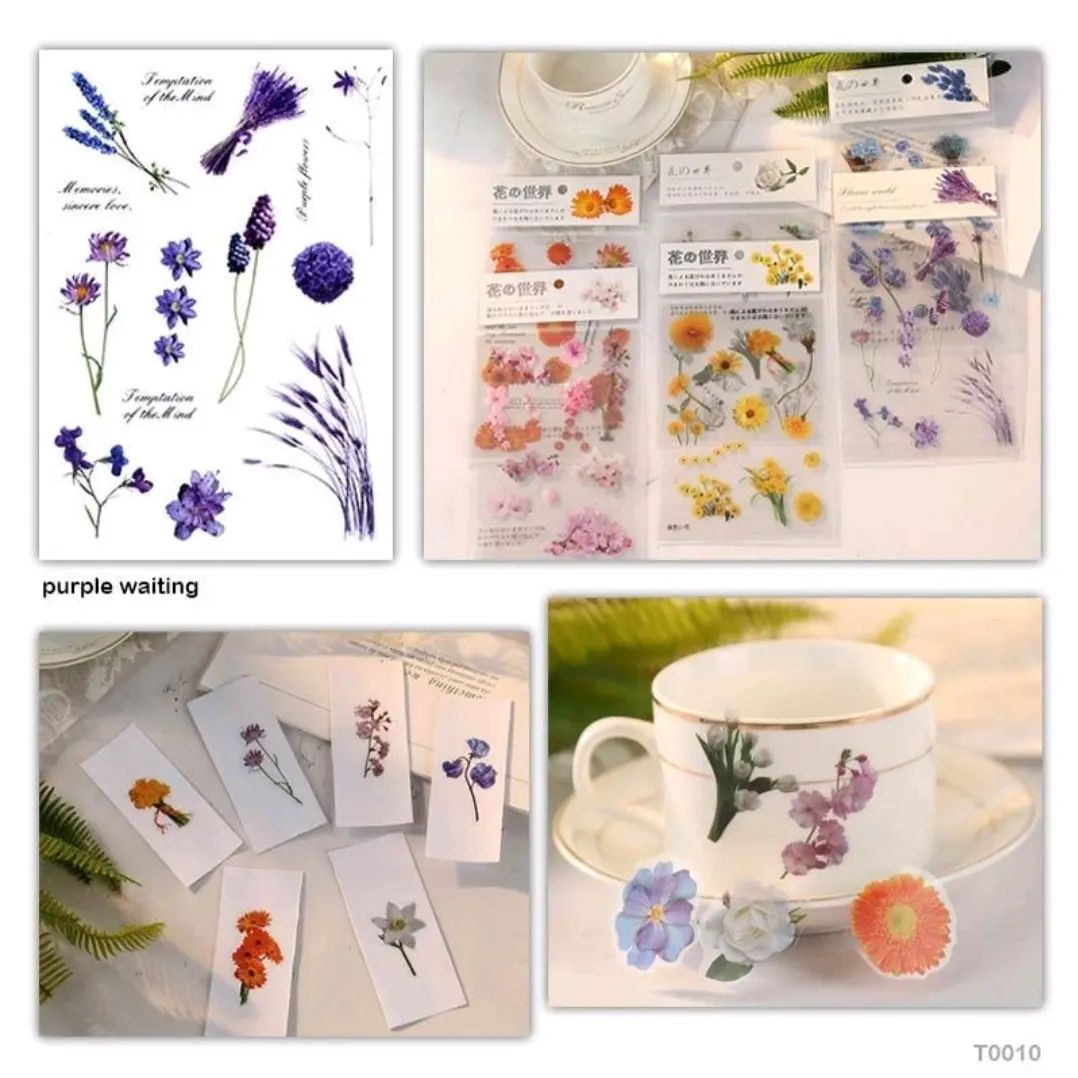 Flower PET Stickers