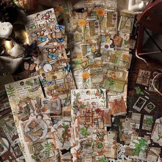 Vintage PET Stickers