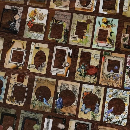 Vintage Frame PET Stickers