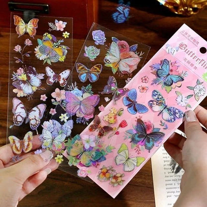 Silver Foiled Deco Stickers