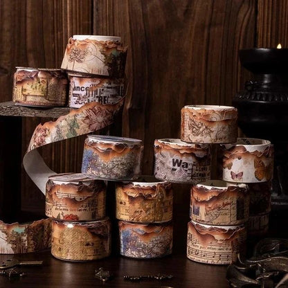 Fire / Coffee Style Washi Tapes