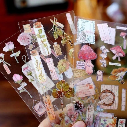 Silver Foiled Deco Stickers