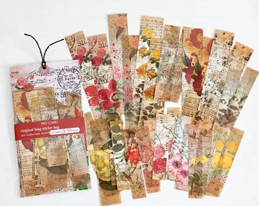 Long Stickers - Carpet of Flowers