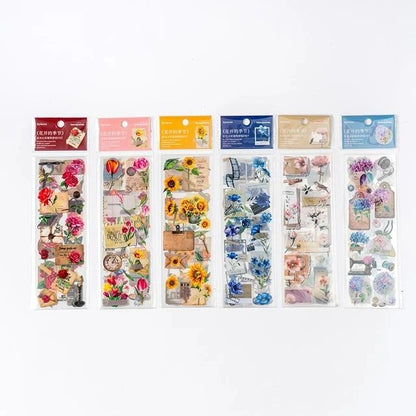 Blooming PET Stickers