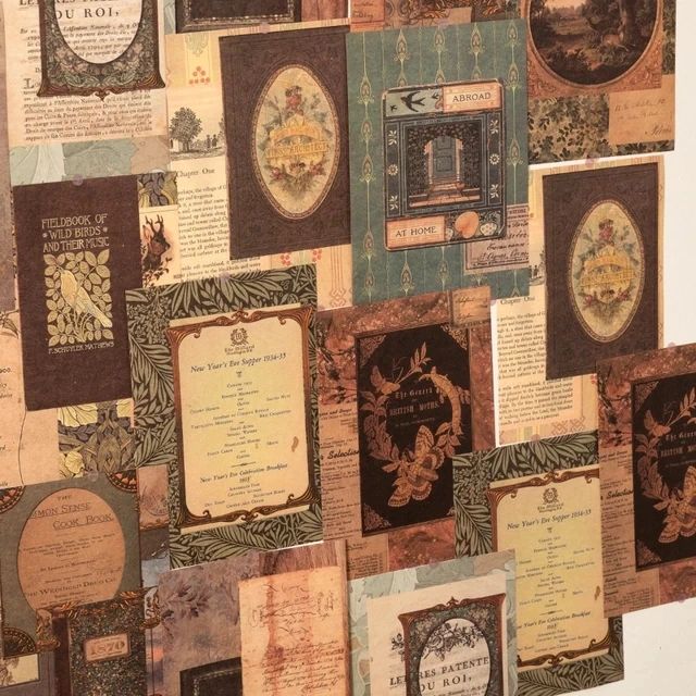 Time Box Series - Vintage Material Paper