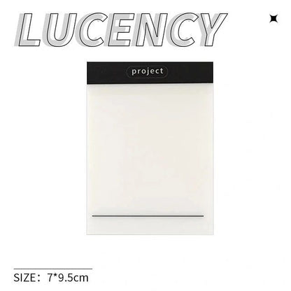 Transparent Memo Pads