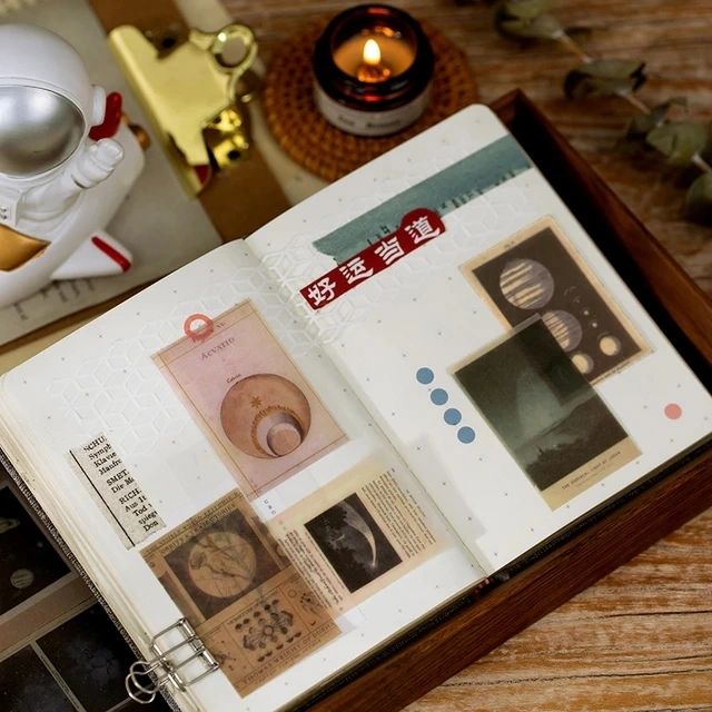 Vellum Vintage Booklet (50 Sheets) | Size - 4*6cm