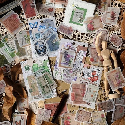 Vintage Journal stickers