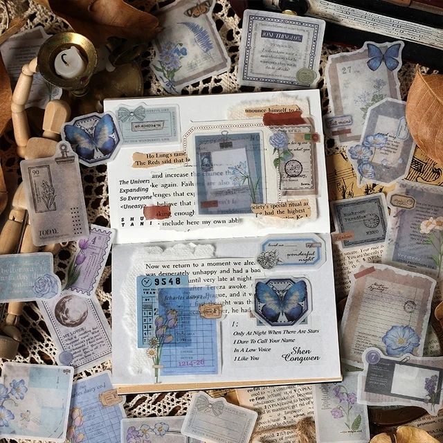 Vintage Journal stickers