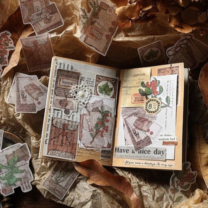 Vintage Scrapbook Washi Stickers