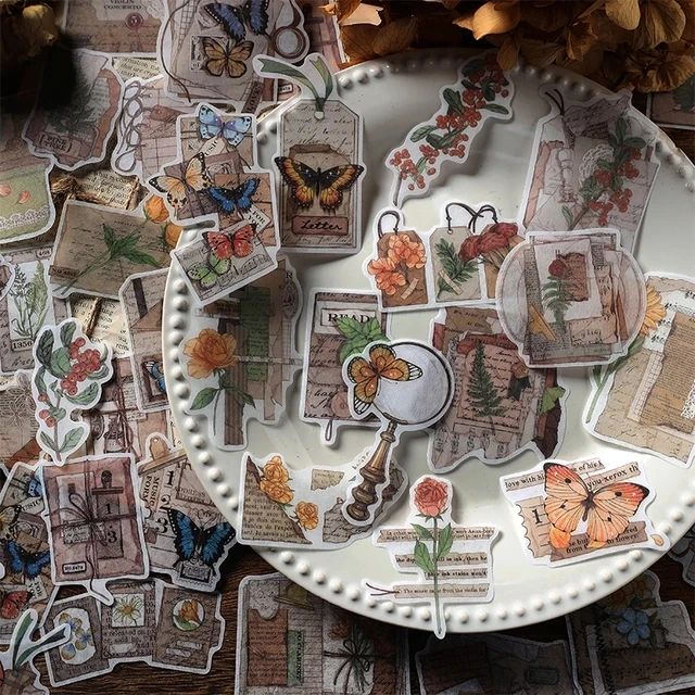 Vintage Scrapbook Washi Stickers