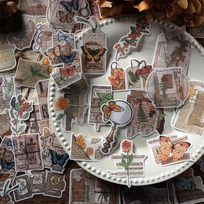 Vintage Scrapbook Washi Stickers