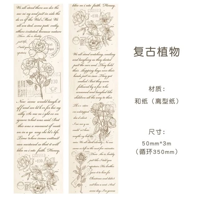 Vintage Washi Roll