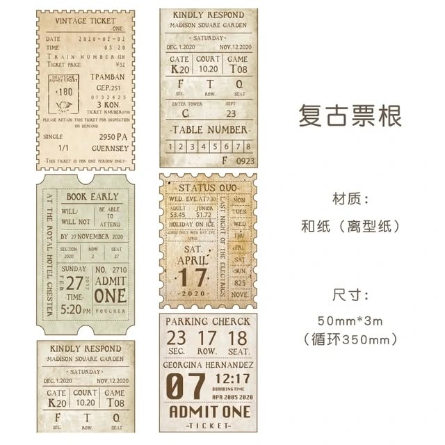 Vintage Washi Roll