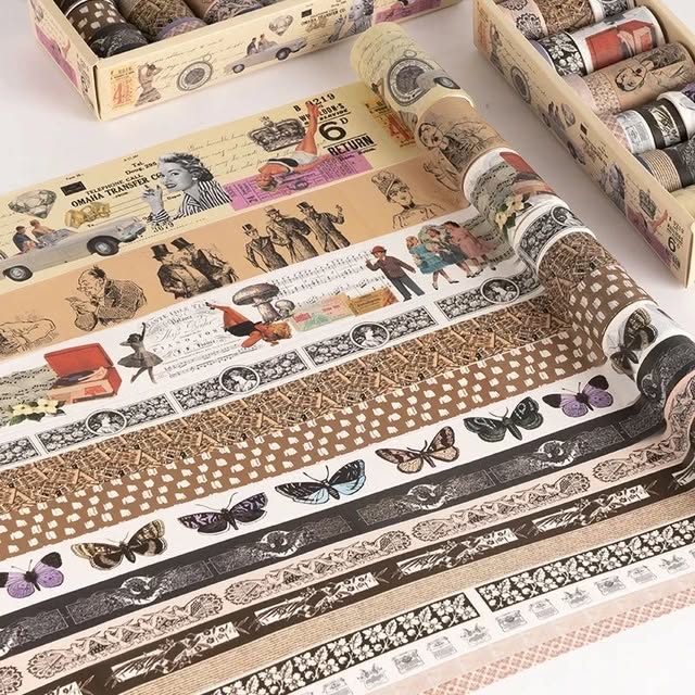 Vintage Washi Tape Set