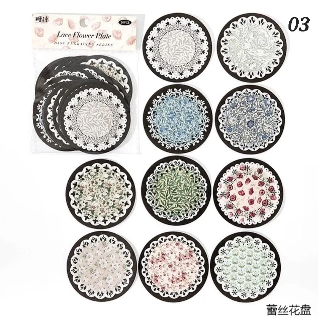 Vintage Watch Dial, Lace, Constellation Sticker