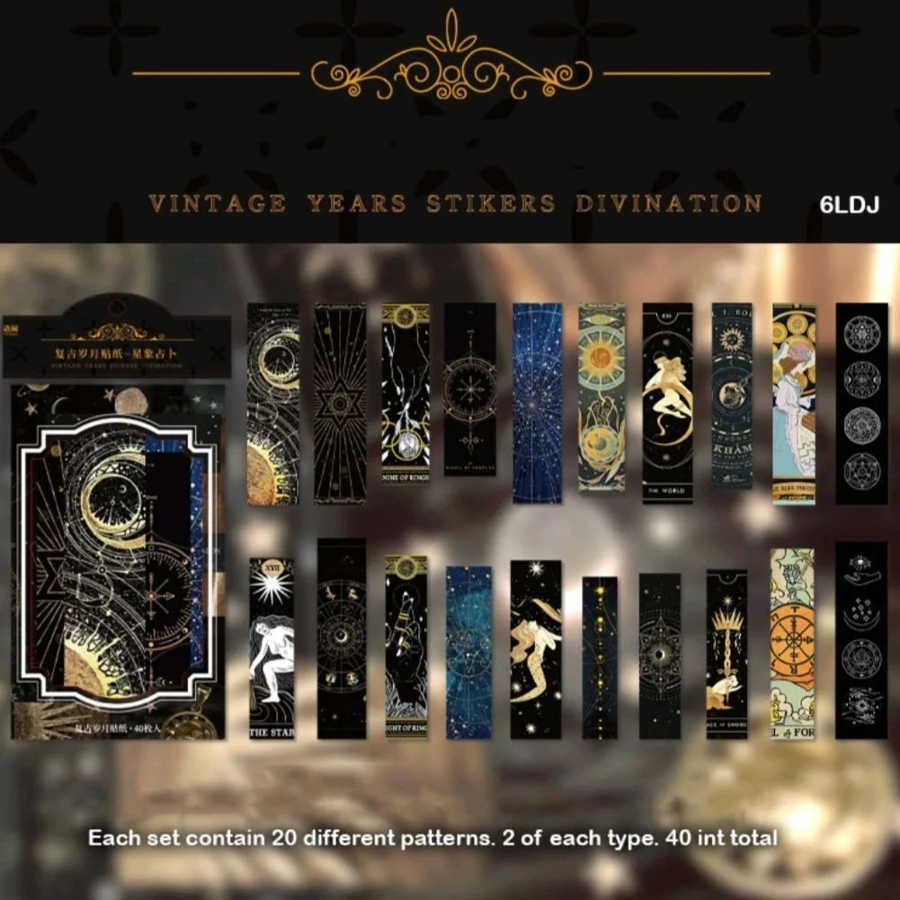 Vintage Year Series Stickers