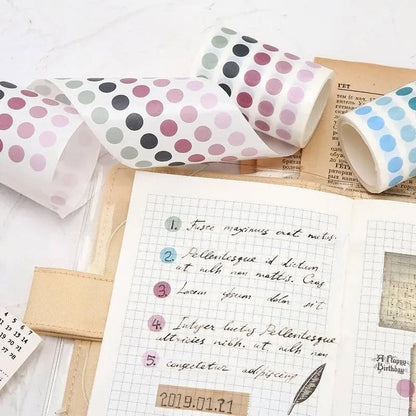 Colorful Washi Dot Stickers