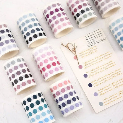 Colorful Washi Dot Stickers
