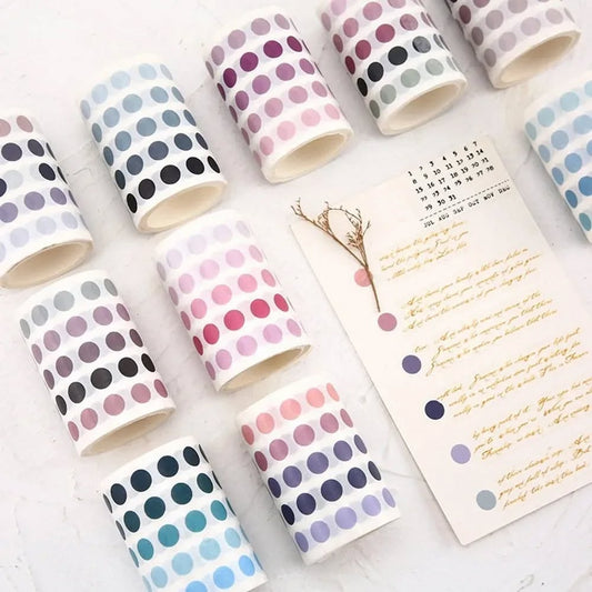 Colorful Washi Dot Stickers