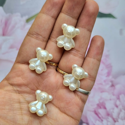 Pearl Teddy Bead