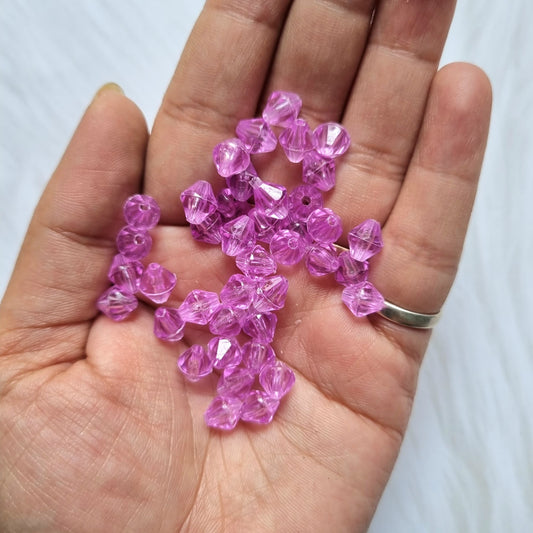 Acrylic Crystal Beads (Bicone)