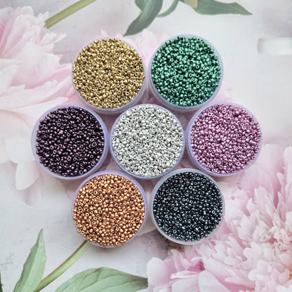 Seed Beads - Metallic | Size - 11/0 (2mm)