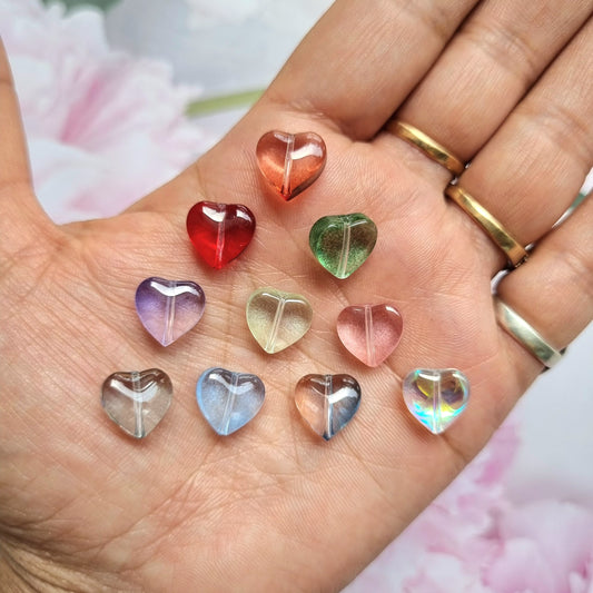 Glass Beads - Heart
