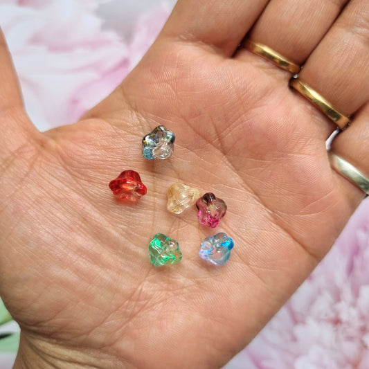 Glass Beads - Flower